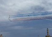  Τα Red Arrows «έσκισαν» τον ουρανό πάνω από το ενετικό λιμάνι των Χανίων
