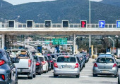 Επιστροφή από την έξοδο του Πάσχα: Αυξημένη κίνηση στην Αθηνών - Κορίνθου
