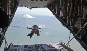 U.S. Air Force Reserve Pararescue members