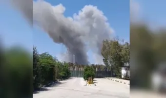Strikes on a bridge on the Tabriz-Zanjan highway
