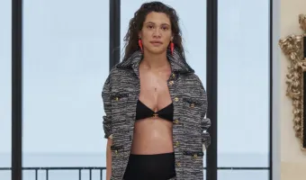 Kaya Wilkins Chanel show