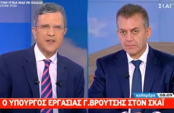Βρούτσης στον ΣΚΑΪ: Τριπλή αύξηση συντάξεων - κυριών, επικουρικών και από μειώσεις φόρων