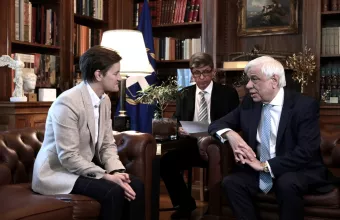 Παυλόπουλος: Η Ελλάδα στηρίζει την ευρωπαϊκή προοπτική της Σερβίας