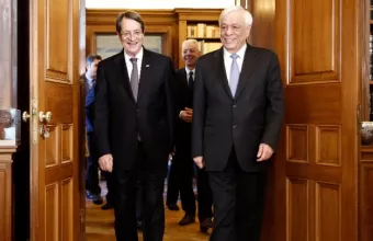 Παυλόπουλος: Δεν θα ανεχτούμε από μέρους της Τουρκίας παραβιάσεις της κυπριακής ΑΟΖ