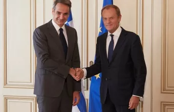 Για Τουρκία, Brexit και μεταναστευτικό συζήτησαν Μητσοτάκης - Τουσκ