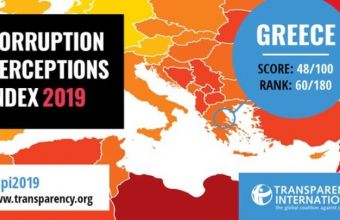 Διεθνής Διαφάνεια: Βελτίωση κατά 7 βαθμίδες στον δείκτη διαφθοράς για την Ελλάδα