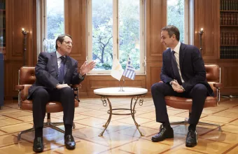 Συνάντηση Μητσοτάκη - Αναστασιάδη: Επιστέγασμα της τριμερούς συνεργασίας στην ενέργεια ο EastMed