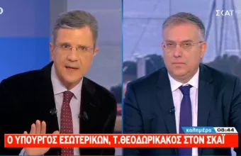 Θεοδωρικάκος στον ΣΚΑΪ: Δεν υπάρχει ενδεχόμενο για πρόωρες εκλογές