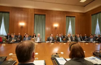 Υπουργικό: Συγχαρητήρια Μητσοτάκη σε Χρυσοχοΐδη και Σταϊκούρα για Εξάρχεια και Ομόλογο
