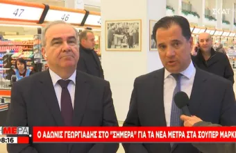 Γεωργιάδης στον ΣΚΑΪ: Πλαφόν στα αντισηπτικά – Σε ισχύ το μέτρο του αριθμού προτεραιότητας