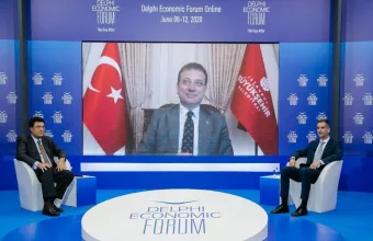 Ιμάμογλου σε Φόρουμ Δελφών: Εργαλειοποίηση της Αγίας Σοφίας για εσωτερικούς λόγους