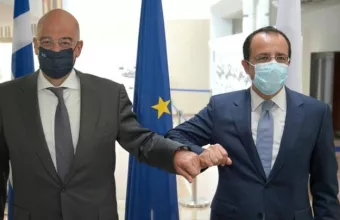 Δένδιας σε Χριστοδουλίδη: Διαρκής η συνεργασία μας για την Ανατολική Μεσόγειο 