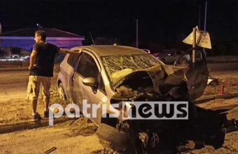 Απίστευτη τραγωδία στην Πύργου - Πατρών: Νεκρό βρέφος σε μετωπική οχημάτων (pics,vid)