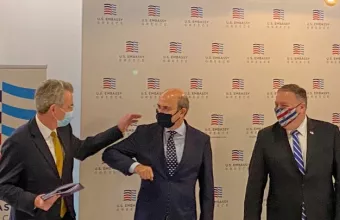 Χατζηδάκης στη σύσκεψη με Πομπέο: «Τα μεγάλα ενεργειακά έργα αναβαθμίζουν Ελλάδα σε Βαλκάνια»