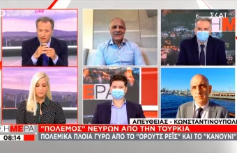 Διακόπουλος στον ΣΚΑΪ: Για την Τουρκία χρειάζεται έξυπνη ισχύς, χρειάζονται «κόκκαλα» και «μυς» 