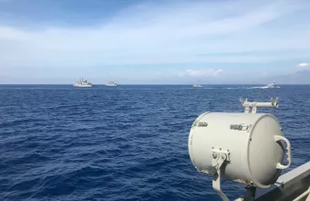 Φωτογραφίες του στόλου μας γύρω από το Καστελόριζο - Σε στενό κλοιό το Ορούτς Ρέις