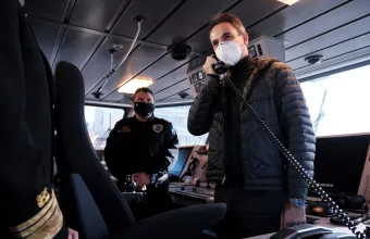 Μητσοτάκης: Σύντομα Σύστημα Ολοκληρωμένης Θαλάσσιας Επιτήρησης - Σημαντική μείωση προσφυγικών ροών το 2020