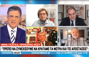 Σαρηγιάννης σε ΣΚΑΪ: Προς αύξηση των κρουσμάτων – Τρίτο κύμα τέλος Φλεβάρη (VID)