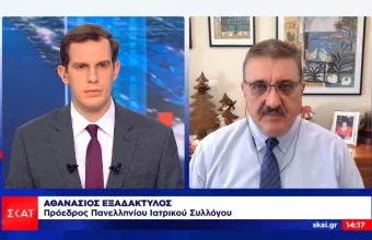 Εξαδάκτυλος σε ΣΚΑΪ: Αργή η αποκλιμάκωση των κρουσμάτων – Προληπτική η απόφαση κυβέρνησης 