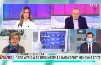 Γκάγκα σε ΣΚΑΪ για νέο lockdown: Αν «χαλάσει» η Αττική τα πράγματα είναι δύσκολα