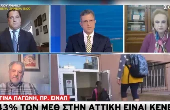 Ειδικοί σε ΣΚΑΪ: Διχογνωμία για σχολεία - Παγώνη: 43% κενές ΜΕΘ στην Αττική- Καπραβέλος: Ανησυχώ πολύ