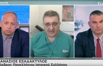 Εξαδάκτυλος σε ΣΚΑΪ: Αν κάνουμε τώρα lockdown θα ακούσουμε τις καμπάνες το Πάσχα