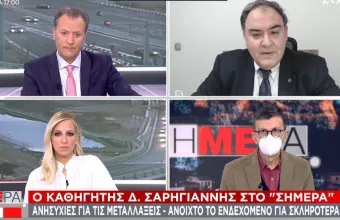 Σαρηγιάννης σε ΣΚΑΪ: Ανοικτό ενδεχόμενο 2.000 κρουσμάτων την ημέρα- Τι είπε για μεταλλάξεις