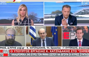 Χατζηδάκης στον ΣΚΑΪ: Αναδρομικά 345- 384 ευρώ το μήνα ώσπου να βγουν οι κύριες συντάξεις