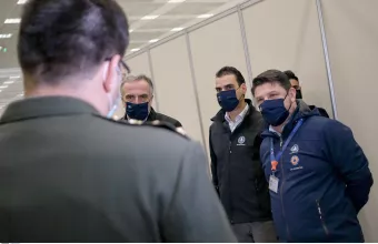 Χαρδαλιάς: Όλα έτοιμα για τη λειτουργία του μεγαλύτερου εμβολιαστικού κέντρου της χώρας στη ΔΕΘ (pics - vid)