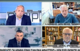 Καπραβέλος-ΣΚΑΙ: Κλείσαμε με 1200 κρούσματα ανοίγουμε με 3000;-Ανησυχώ για έκρηξη του 3ου κύματος 
