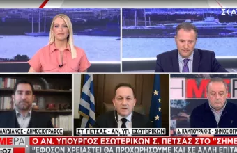 Πέτσας σε ΣΚΑΪ: Αδύνατο το άνοιγμα λιανεμπορίου στις 29 -Αν χρειαστεί θα γίνει κι άλλη επίταξη