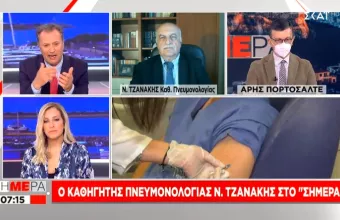 Τζανάκης: Πότε έρχεται η αποκλιμάκωση των κρουσμάτων - Τα σχολεία συμβάλουν στην πανδημία 