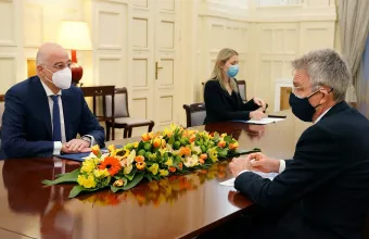 Συνάντηση Δένδια-Πάιατ - Πρέσβης ΗΠΑ:  Φιλόδοξη η ατζέντα της Ελλάδας στην Ανατολική Μεσόγειο