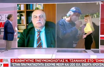 Τζανάκης-ΣΚΑΪ: Μέχρι και 200.000 τα ενεργά κρούσματα στην πραγματικότητα -Τι είπε για Πάσχα - ναούς