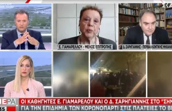 «Φρένο» Γιαμαρέλλου–Σαρηγιάννη για Πάσχα: Τι δείχνουν τα λύματα, το «καλό» σενάριο