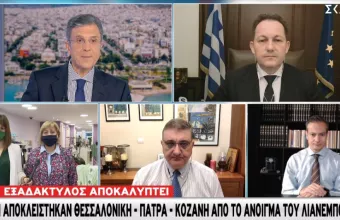 Πέτσας σε ΣΚΑΪ: Τι οδήγησε στο «μπλόκο» στο άνοιγμα του λιανεμπορίου σε Θεσσαλονίκη, Αχαΐα, Κοζάνη