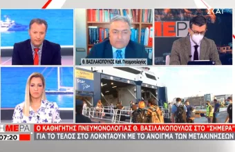 Βασιλακόπουλος: Ναι στα προνόμια σε εμβολιασμένους για να φτάσουμε στο 70% - 80% εμβολιαστικής κάλυψης