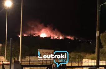 Φωτιά στο Σχίνο Κορινθίας - Εντολή εκκένωσης του οικισμού