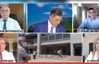Τζανάκης- Λουκίδης σε ΣΚΑΪ: Νέο διάγραμμα κορωνοϊού - Εμβόλιο και θρομβώσεις, προβλήματα πνεύμονα (VID)