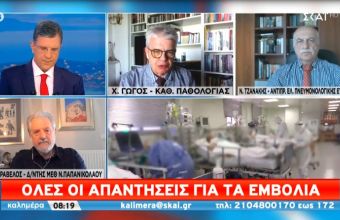 Τζανάκης στον ΣΚΑΪ: Αν όλη η Ελλάδα ήταν Κάλυμνος, θα είχαμε 11.000 κρούσματα ημερησίως