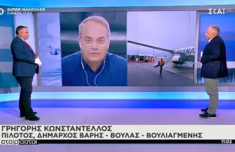 Κωνσταντέλος - ΣΚΑΪ: Πρωτοφανής και επικίνδυνη η κρατική αεροπειρατεία, με 2ο επεισόδιο στην καμπίνα