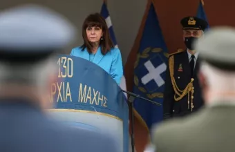 Σακελλαροπούλου από τη Λήμνο: Η Ελλάδα δεν απειλεί και δε δέχεται απειλές από κανέναν