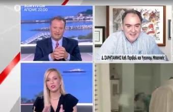 Σαρηγιάννης στον ΣΚΑΪ: Στις 15 Ιουνίου θα πέσουμε από τα 1000 κρούσματα την ημέρα 
