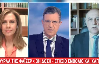 Τζανάκης-ΣΚΑΪ: Πιθανόν αναμνηστικός εμβολιασμός κάθε χρόνο –Χρειάζεται μέριμνα για φτωχές χώρες