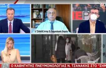 Τζανάκης-ΣΚΑΪ: Μέχρι 10/6 θα πέσουμε κάτω από 2000 κρούσματα την ημέρα- Τα συμπτώματα θρόμβωσης