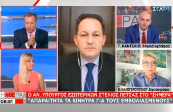 Πέτσας σε ΣΚΑΪ: Η συζήτηση για την υποχρεωτικότητα του εμβολιασμού δεν πρέπει να είναι ταμπού 