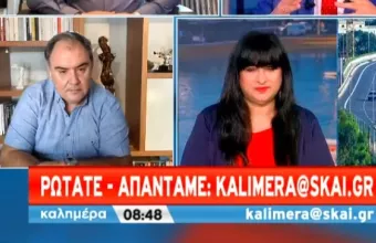 Σαρηγιάννης - ΣΚΑΪ: 18.000 κρούσματα ημερησίως Οκτώβριο χωρίς τείχος ανοσίας ώς τις αρχές Σεπτέμβρη