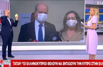 Εμπρηστικός Τατάρ: Οι Ελληνοκύπριοι θέλουν να εντάξουν την Κύπρο στην Ελλάδα