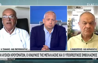 Τζανάκης σε ΣΚΑΪ: Το κακό σενάριο «δείχνει» 6.000 κρούσματα τον Αύγουστο