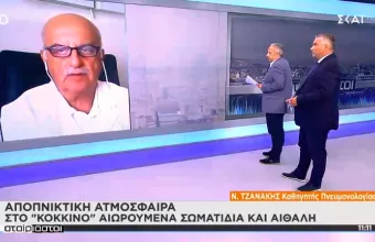 Τζανάκης – ΣΚΑΪ: Παιδιά – βραχύσωμοι έχουν μεγαλύτερο μειονέκτημα στα σωματίδια – COVID και ναργιλές